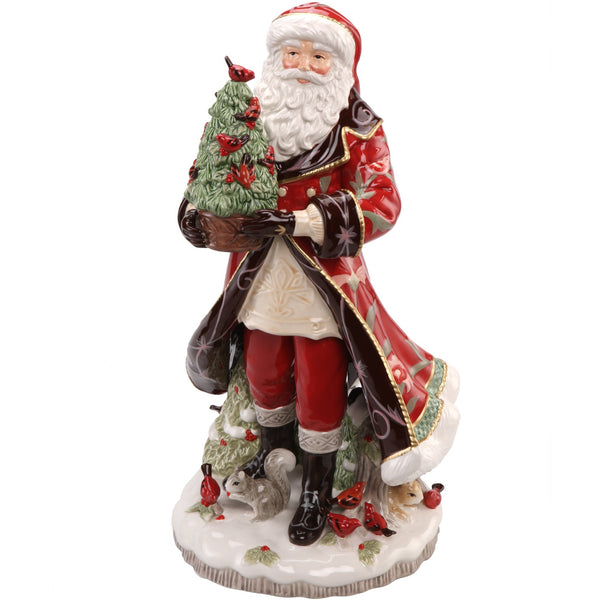 Fitz and Floyd サンタクロース陶器置物食器