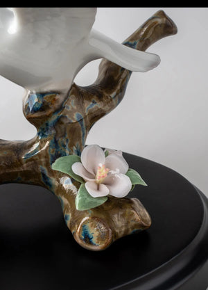 Lladro Doves on a Cherry Tree
