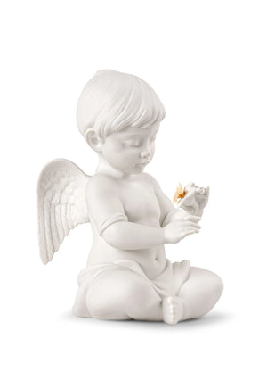 Lladro Angel with Flower