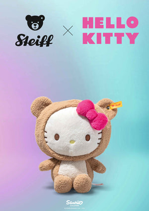Steiff Soft Cuddly Friends Hello Kitty in a Teddy bear costume