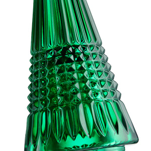 Waterford Christmas Crystal Large Green Standing Tree