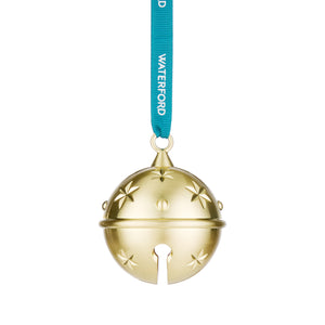 Waterford Christmas Metal Bell Golden Ornament