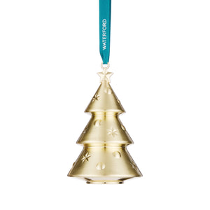 Waterford Christmas Metal Tree Golden Ornament