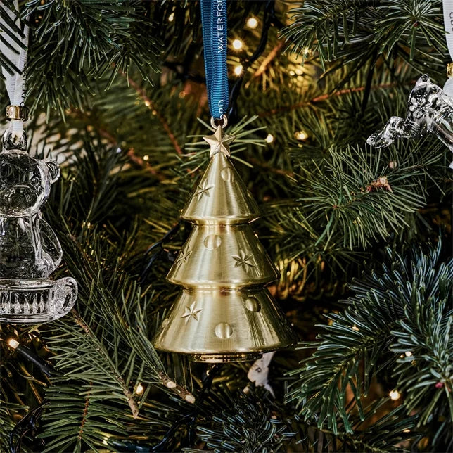 Waterford Christmas Metal Tree Golden Ornament