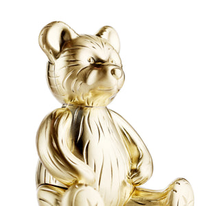 Waterford Christmas Metal Standing Golden Teddy