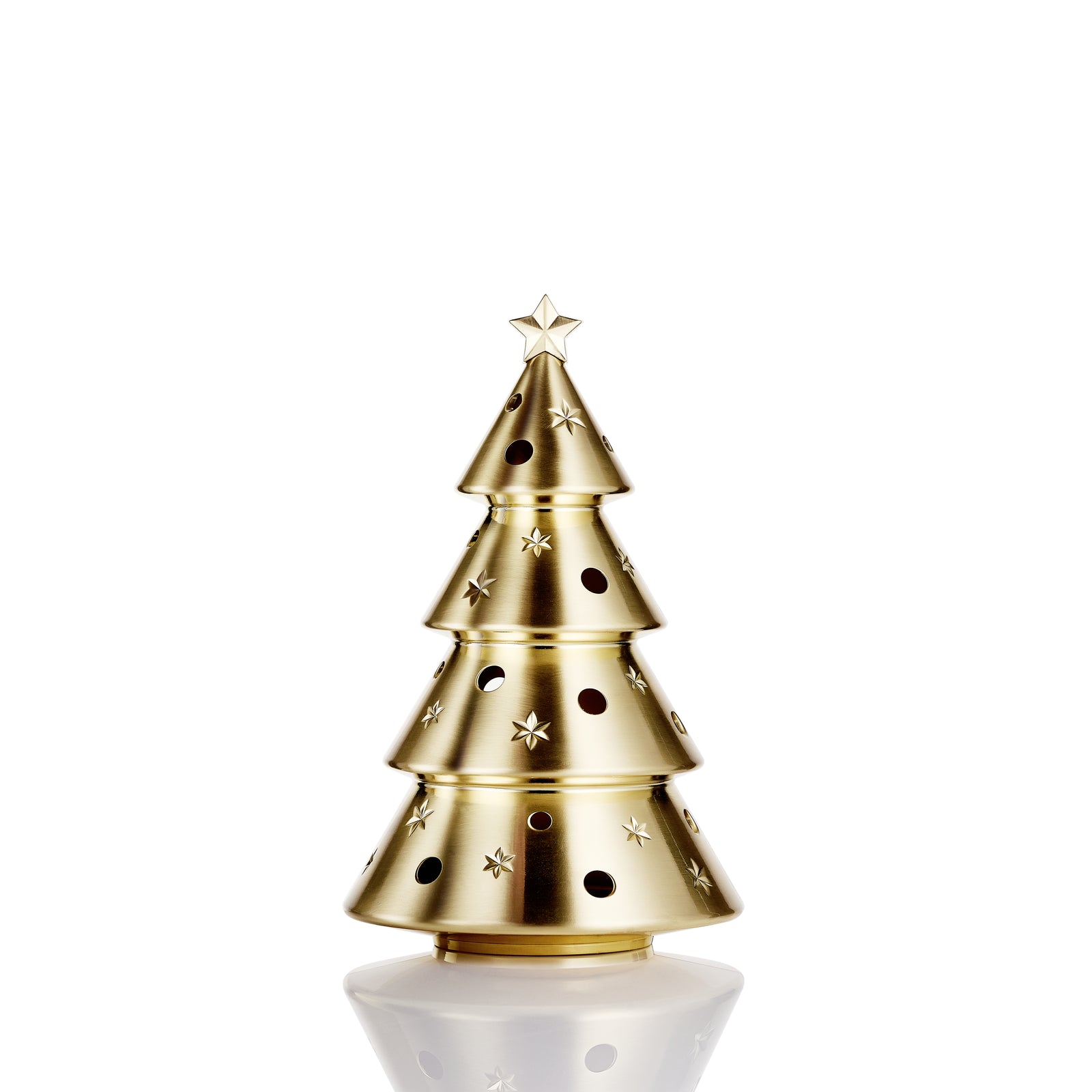 Waterford Christmas Metal Large Golden Standing Tree