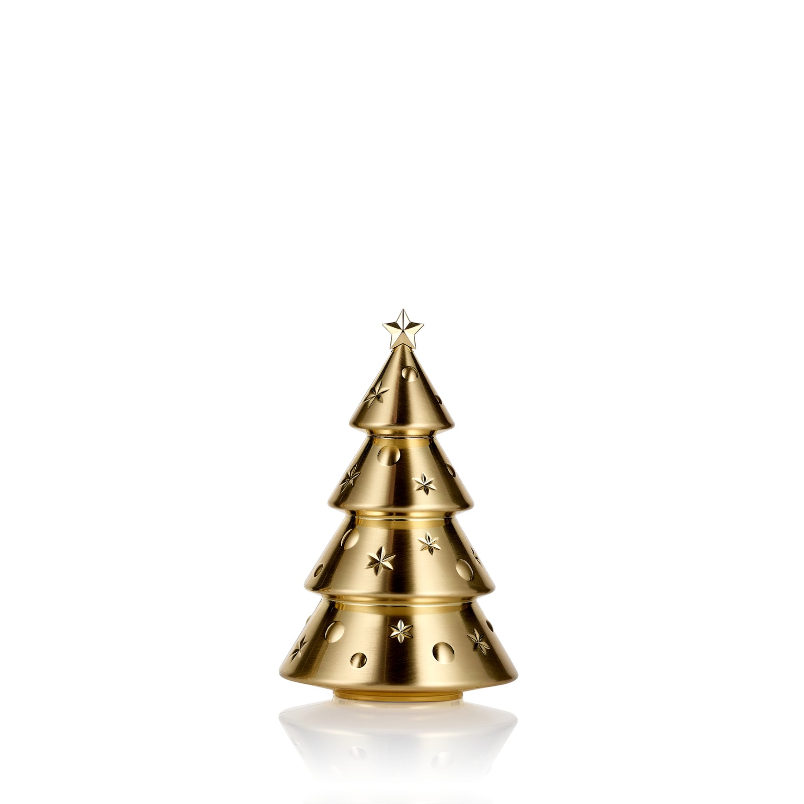 Waterford Christmas Metal Medium Golden Standing Tree