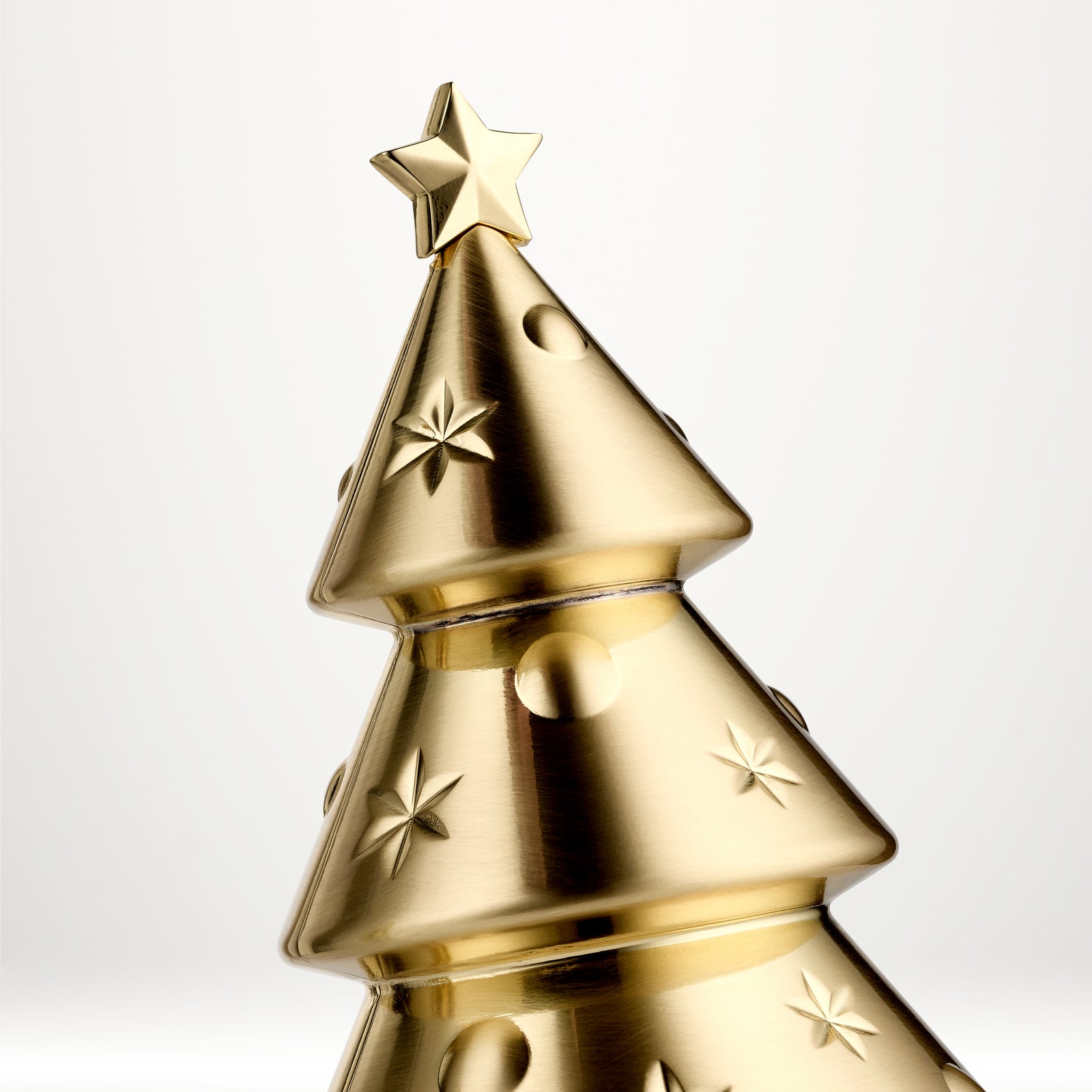 Waterford Christmas Metal Medium Golden Standing Tree