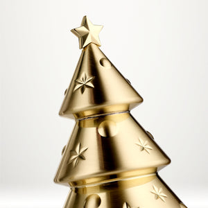 Waterford Christmas Metal Medium Golden Standing Tree