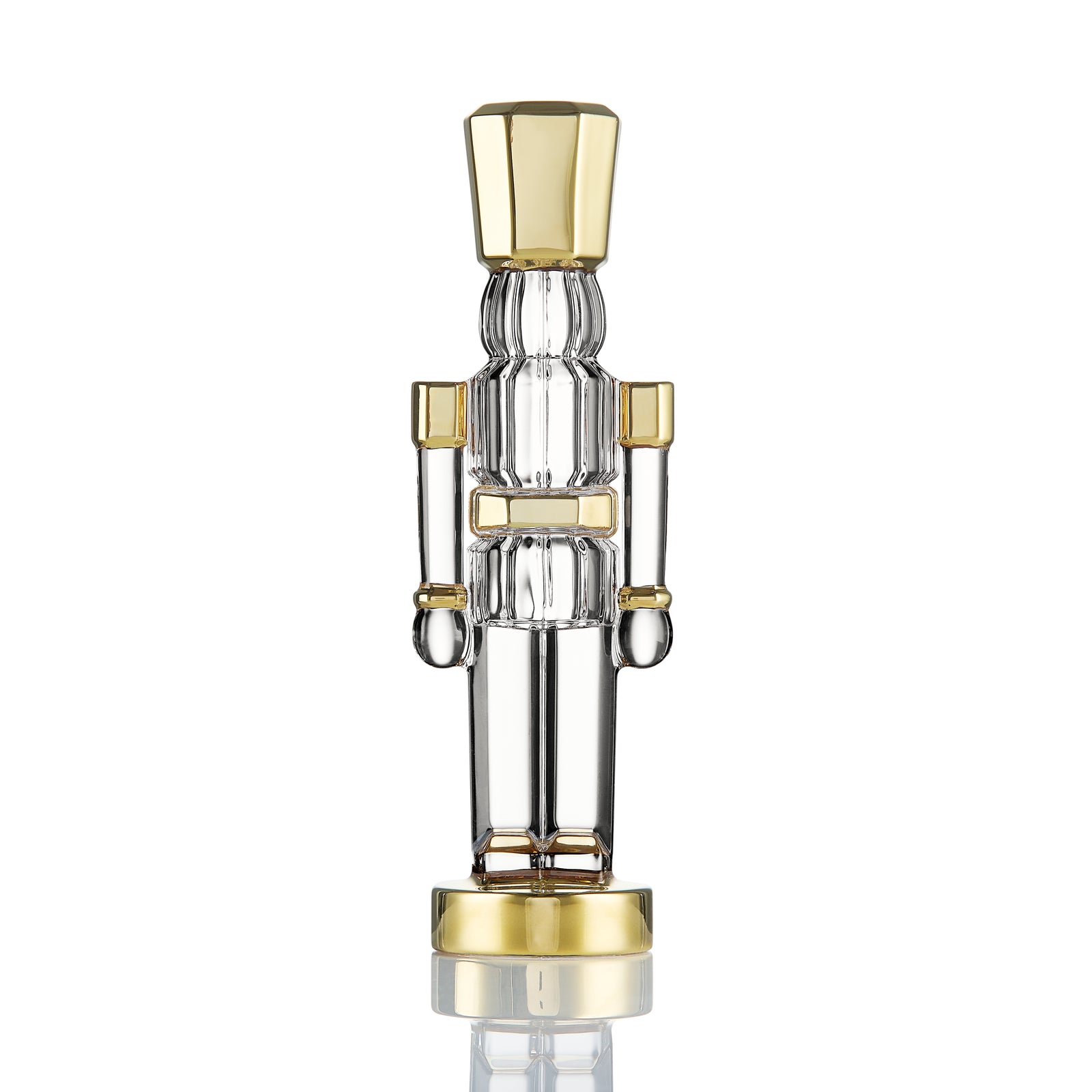 Waterford Christmas Christmas Crystal Standing Nutcracker Gilded