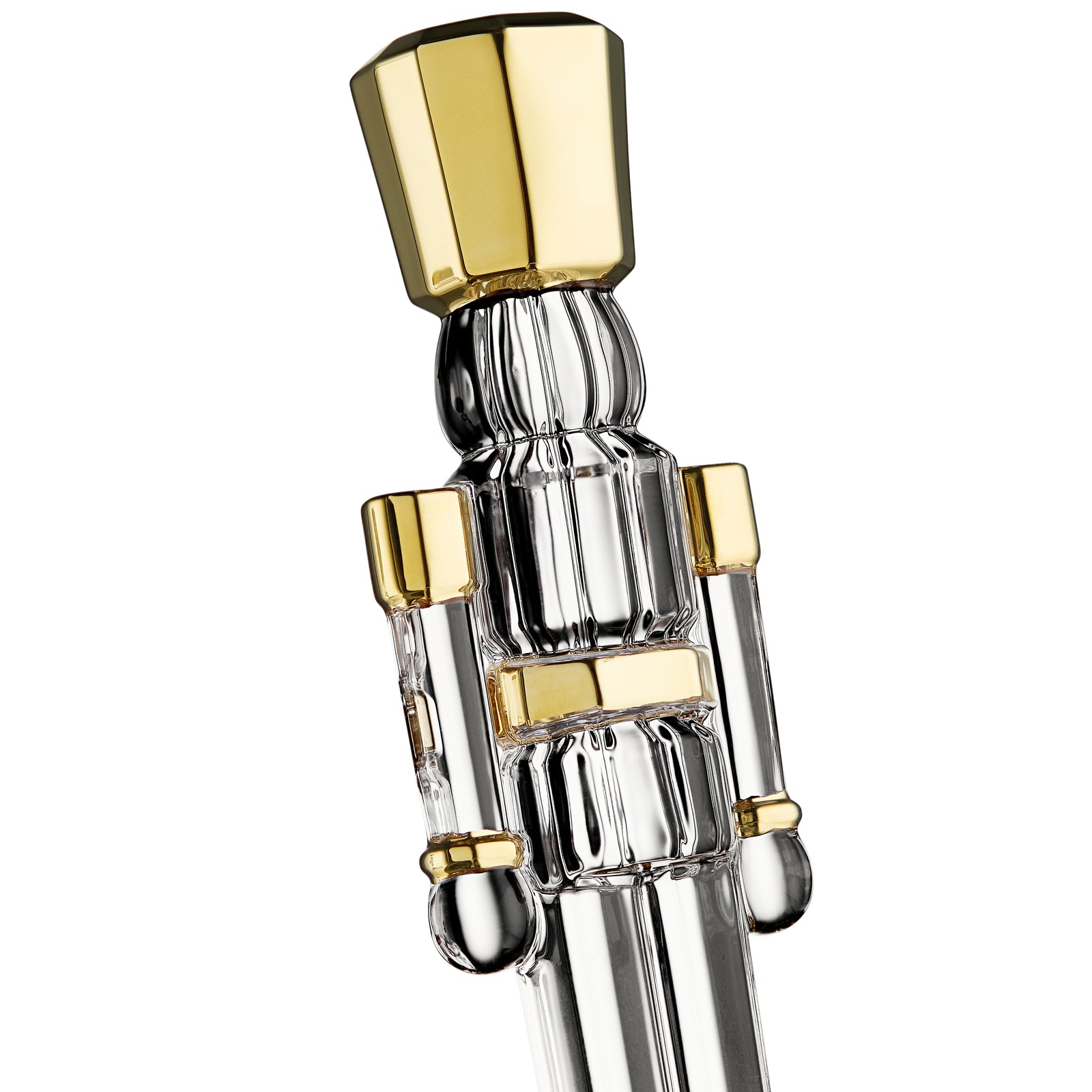 Waterford Christmas Christmas Crystal Standing Nutcracker Gilded