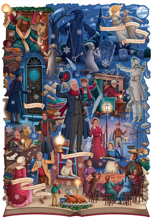Wentworth Out of the Book - A Christmas Carol Wooden Puzzle - 250 Pieces