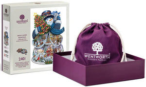 Wentworth Snow Globe Snowman Wooden Puzzle - 240 Pieces