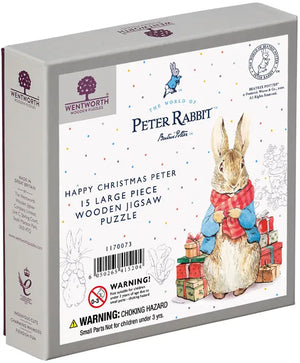 Wentworth Happy Christmas Peter Children's Wooden Puzzle - 15 Large Pieces