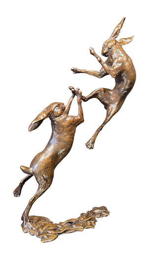 Richard Cooper Large Hares Boxing