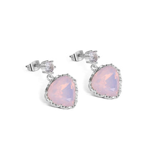 Newbridge Silverware Rose Opal Earrings