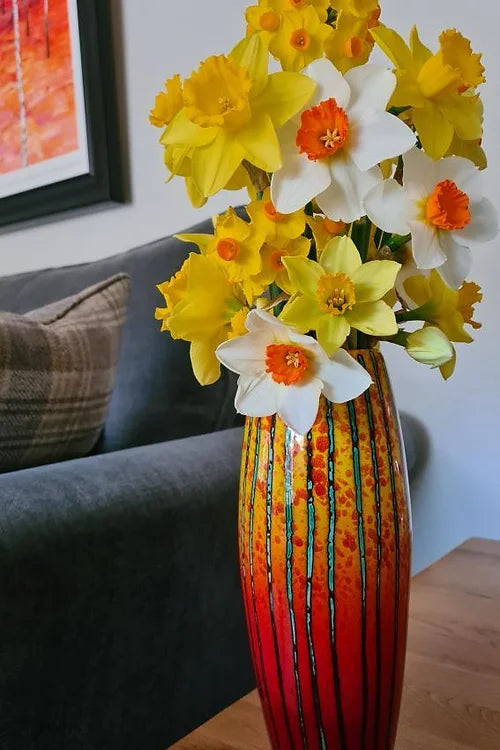 Anita Harris Brimstone Vase 25cm-Goviers