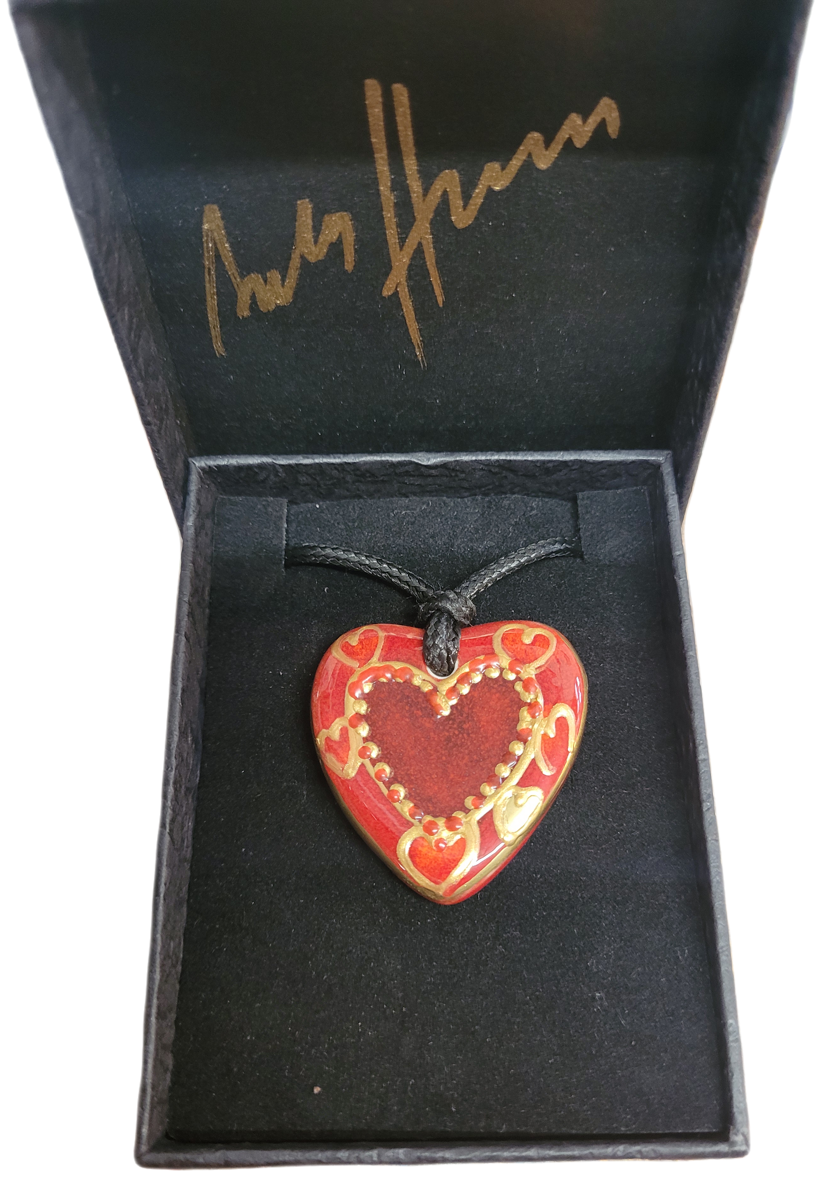 Anita Harris Heart Pendant-Goviers
