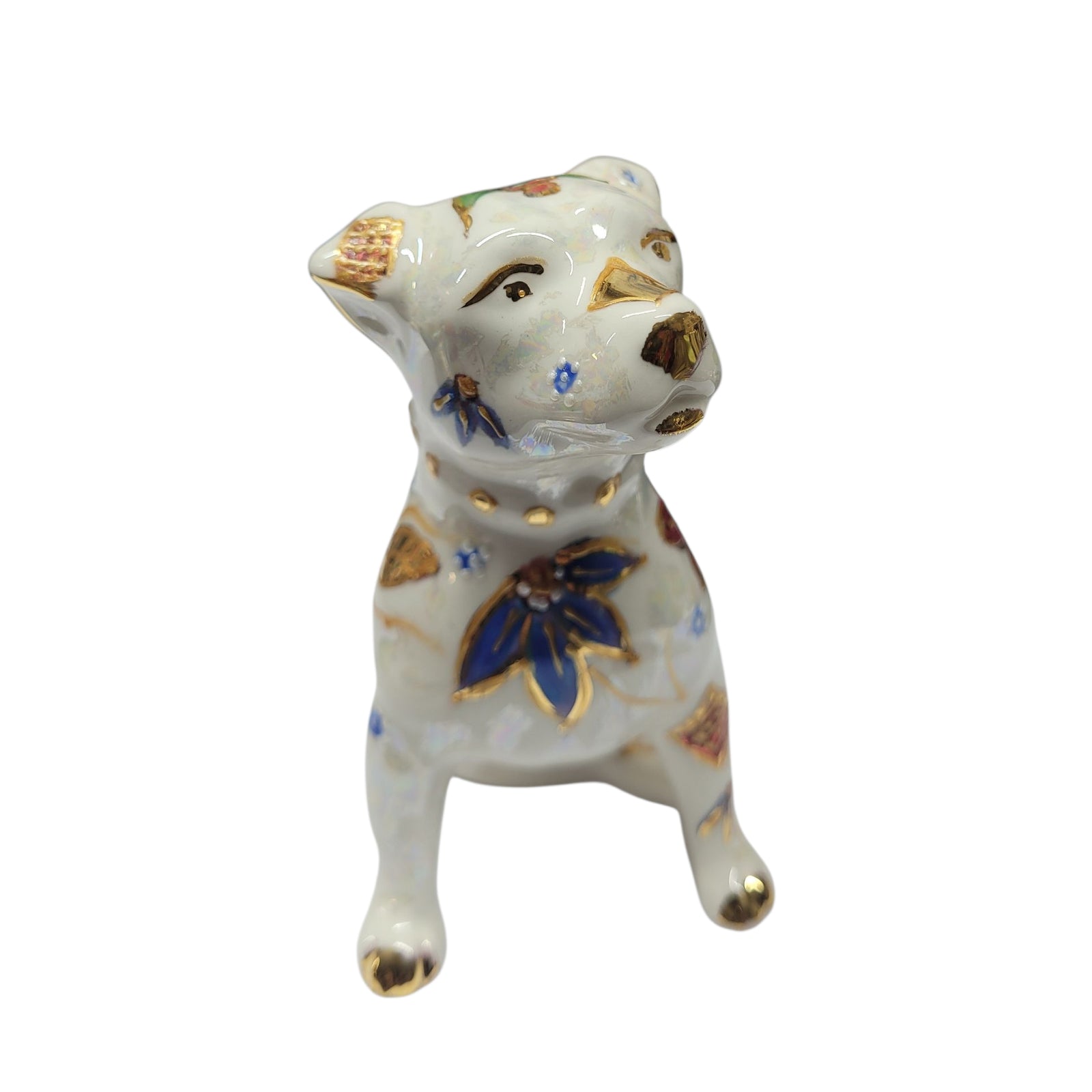 Anita Harris Imari Staffordshire Bull Terrier-Goviers
