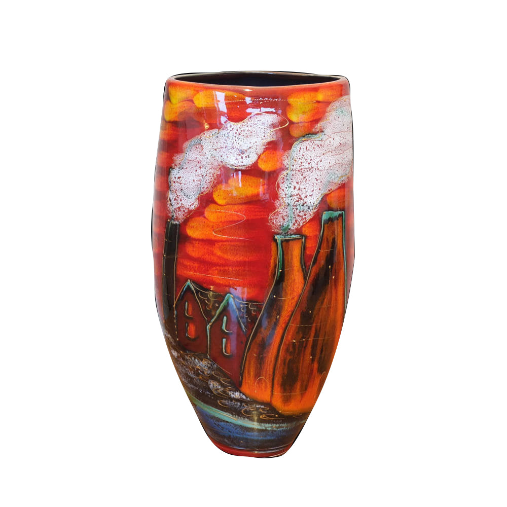 Anita Harris Potteries Past 24cm Oval Vase-Goviers