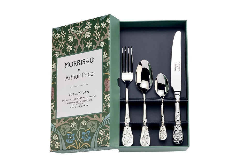 Arthur Price Morris & Co. Blackthorn 24 Piece Set-Goviers