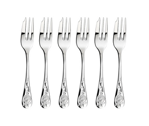 Arthur Price Morris & Co. Blackthorn Box of 6 Pastry Forks-Goviers