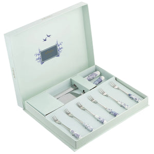 Aynsley Archive Blue Pastry Set-Goviers