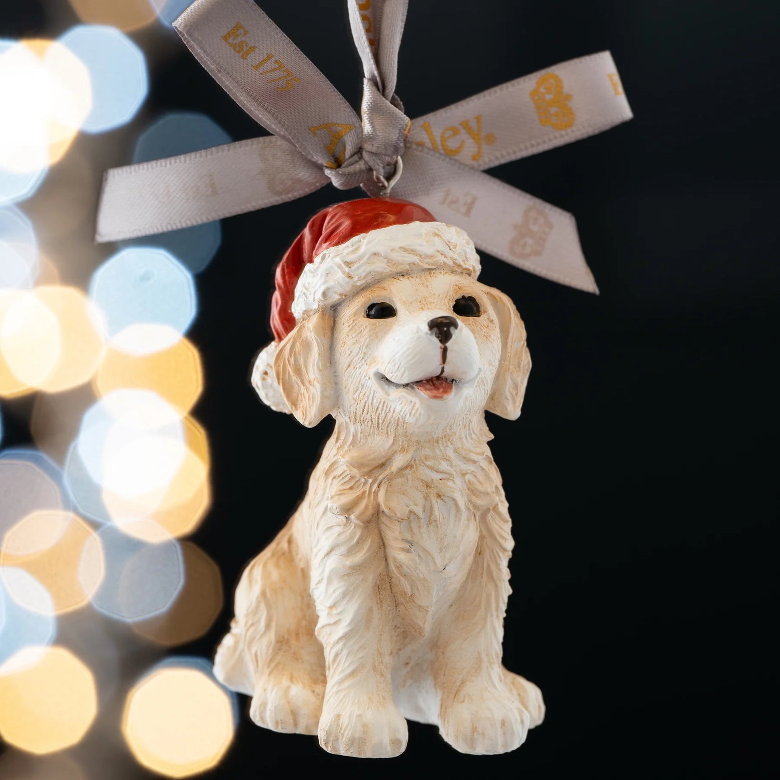 Aynsley Christmas Puppy Hanging Ornament-Goviers