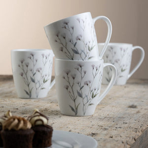Aynsley Cotton Blossom Set of 4 Mugs-Goviers