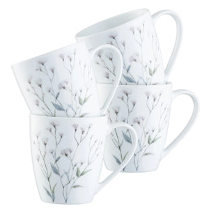 Aynsley Cotton Blossom Set of 4 Mugs-Goviers
