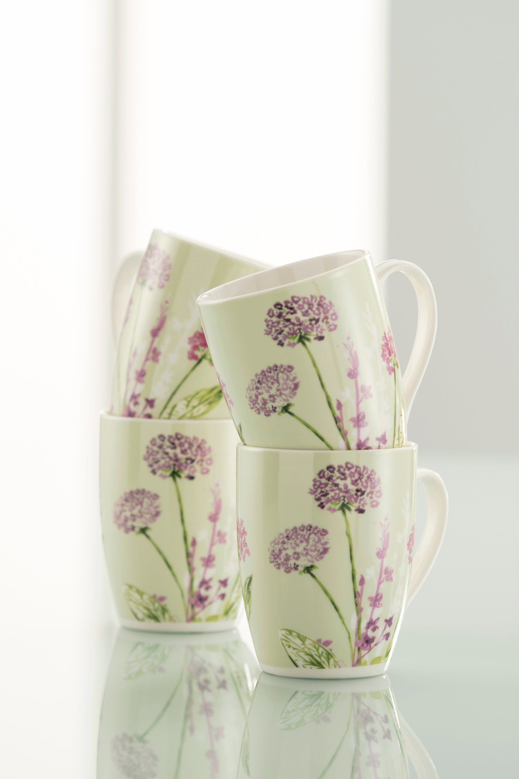 Aynsley Floral Spree Mugs - Single-Goviers