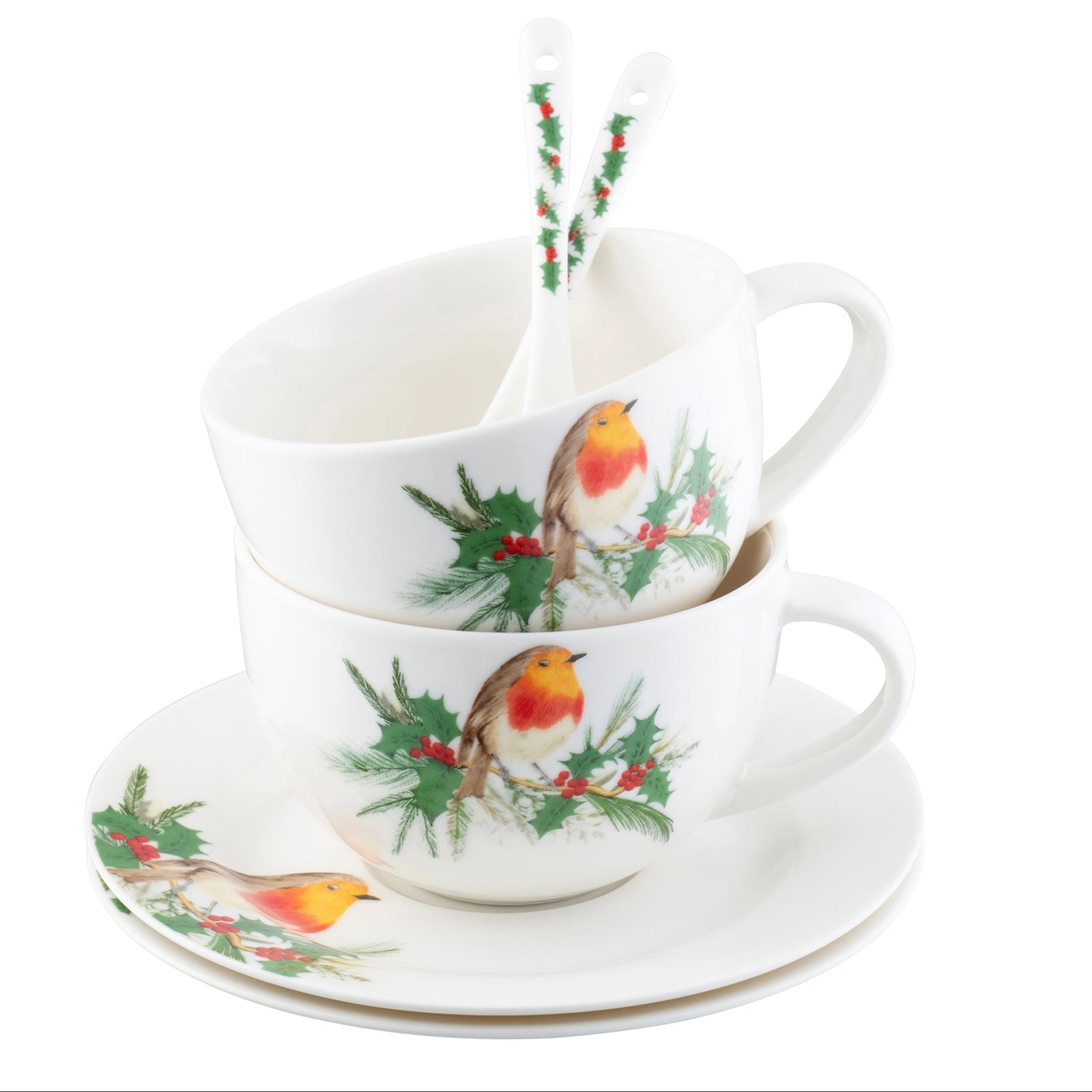 Aynsley Robin Cappuccino / Hot Chocolate Set-Goviers