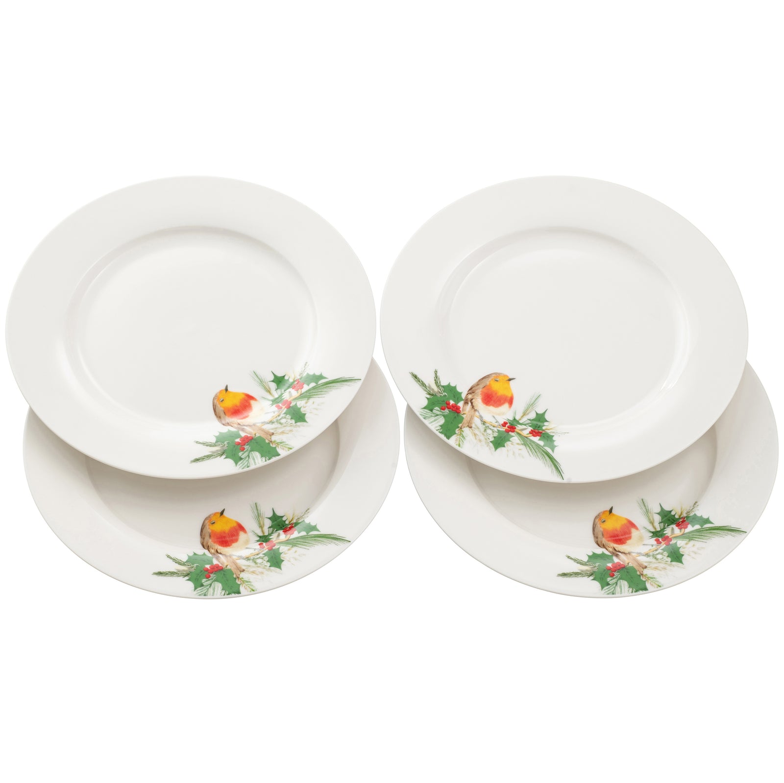 Aynsley Robin Teaplates Set of 4-Goviers