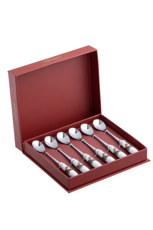 Aysnley Robin Teaspoons Set of 6-Goviers