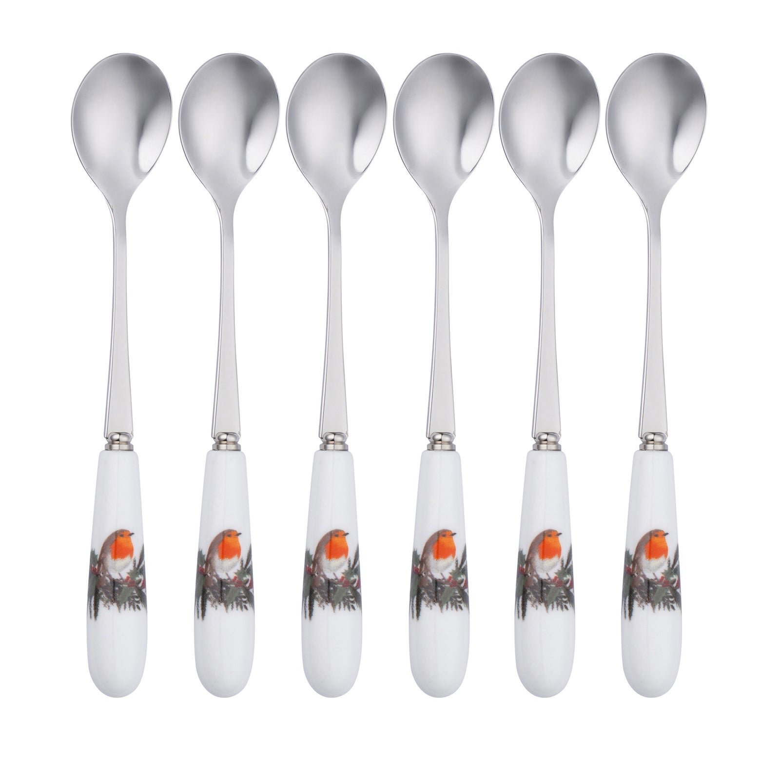 Aysnley Robin Teaspoons Set of 6-Goviers