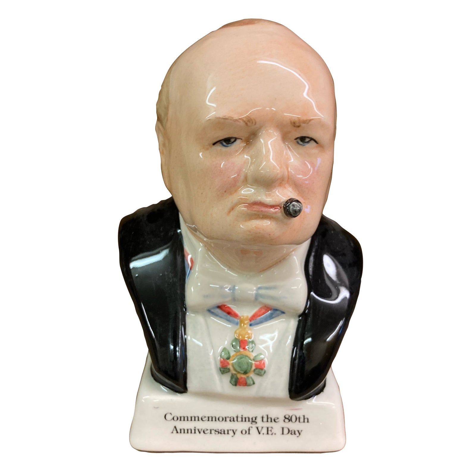 Bairstow Manor Collectables Churchill VE Day 80 Commemorative Bust Small-Goviers