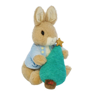 Beatrix Potter Christmas Fun Peter Rabbit Musical Soft Toy-Goviers