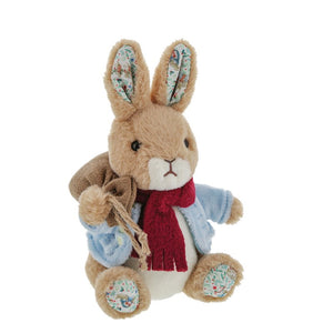 Beatrix Potter Peter Rabbit Christmas Musical Small Soft Toy-Goviers