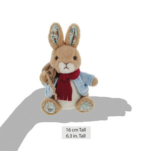 Beatrix Potter Peter Rabbit Christmas Musical Small Soft Toy-Goviers