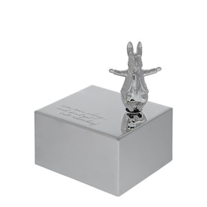 Beatrix Potter Peter Rabbit Peter Rabbit Silver Plated Musical Box-Goviers
