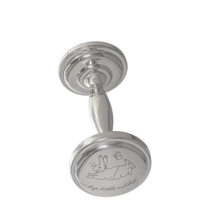 Beatrix Potter Peter Rabbit Silver Plated Baby Rattle-Goviers