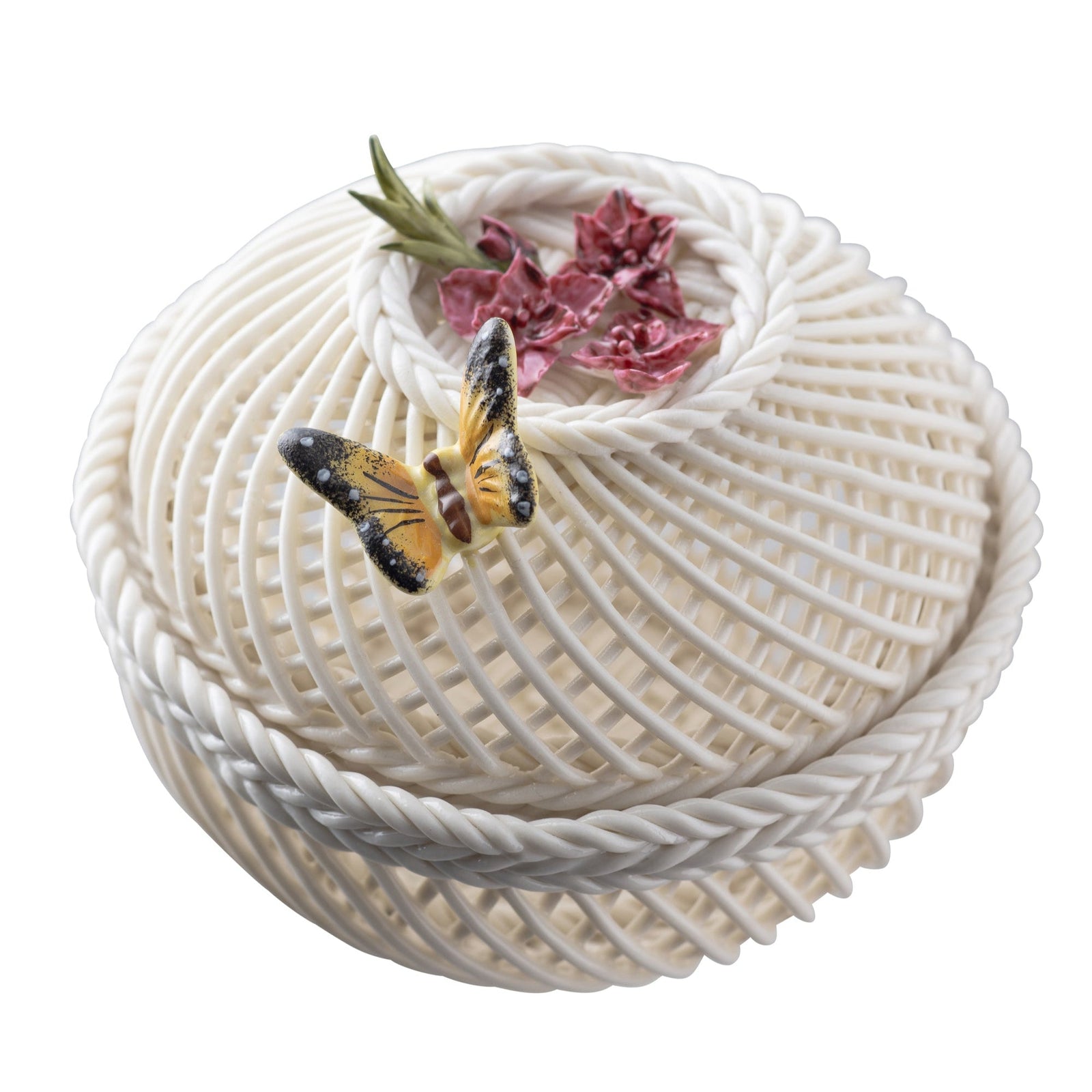 Belleek August Gladiolus Basket-Goviers