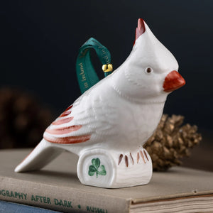 Belleek Classic Cardinal Ornament-Goviers