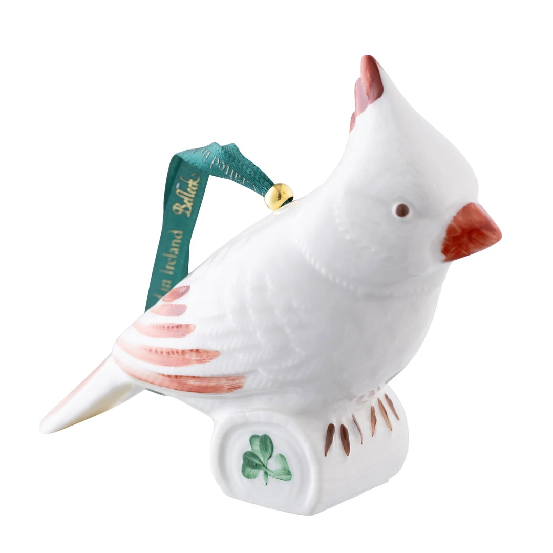 Belleek Classic Cardinal Ornament-Goviers