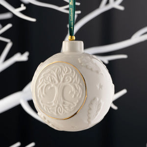 Belleek Classic Tree of Life Bauble-Goviers