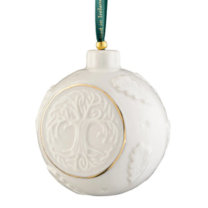 Belleek Classic Tree of Life Bauble-Goviers