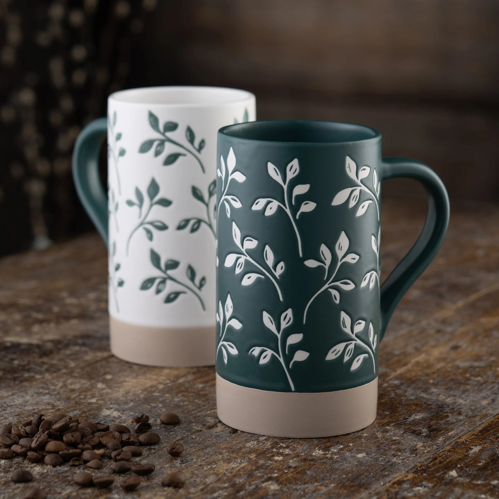 Belleek Living Flora Tall Mugs Set of 2-Goviers