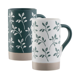 Belleek Living Flora Tall Mugs Set of 2-Goviers
