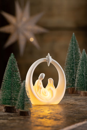 Belleek Oval Nativity LED-Goviers