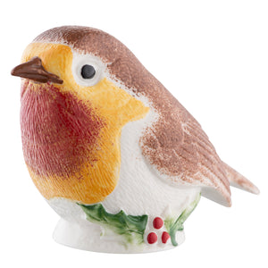 Belleek Robin with Holly Figurine-Goviers